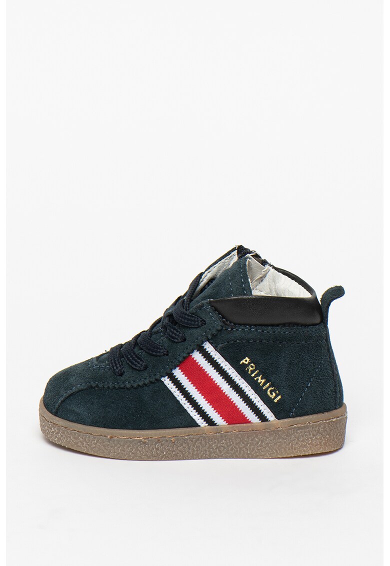 Pantofi sport de piele intoarsa cu logo