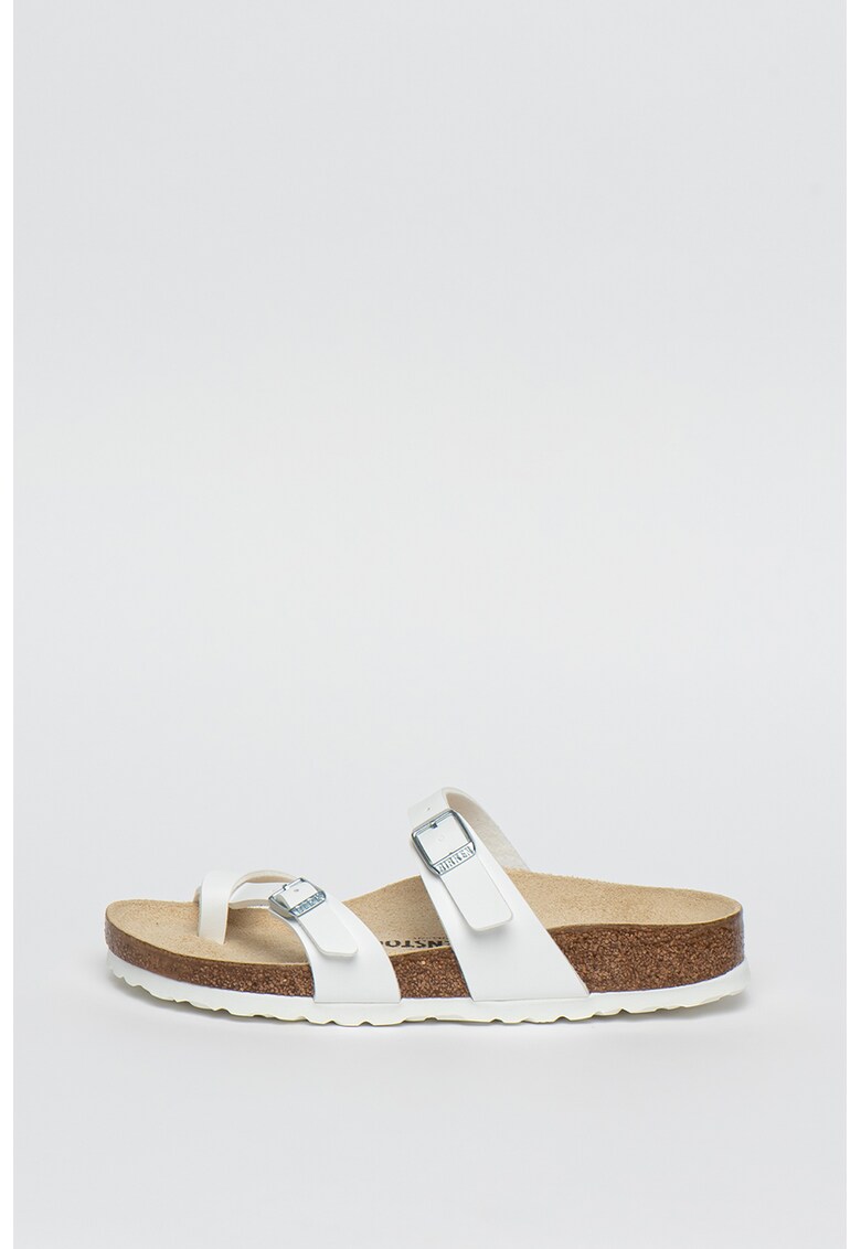 Papuci flip-flop de piele ecologica Mayari