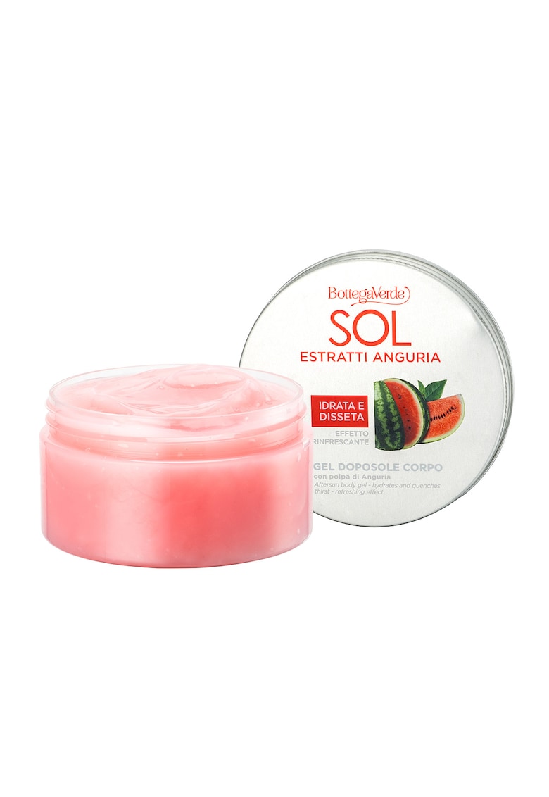 Gel dupa plaja - hidratant - cu pulpa de pepene verde - SOL Estratti - 150 ML -