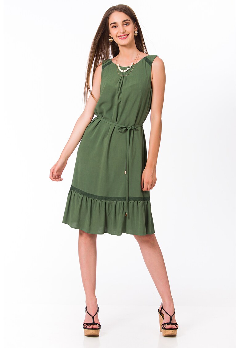 Rochie din amestec de in - fara maneci