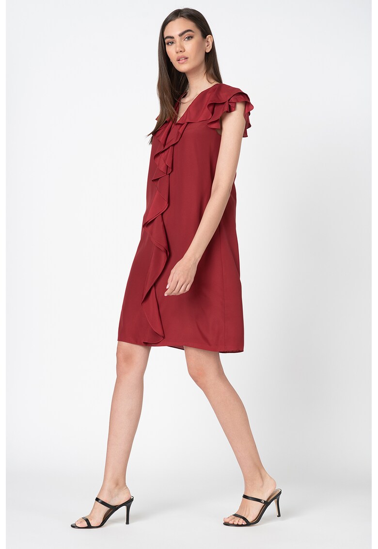 Rochie mini cu volane