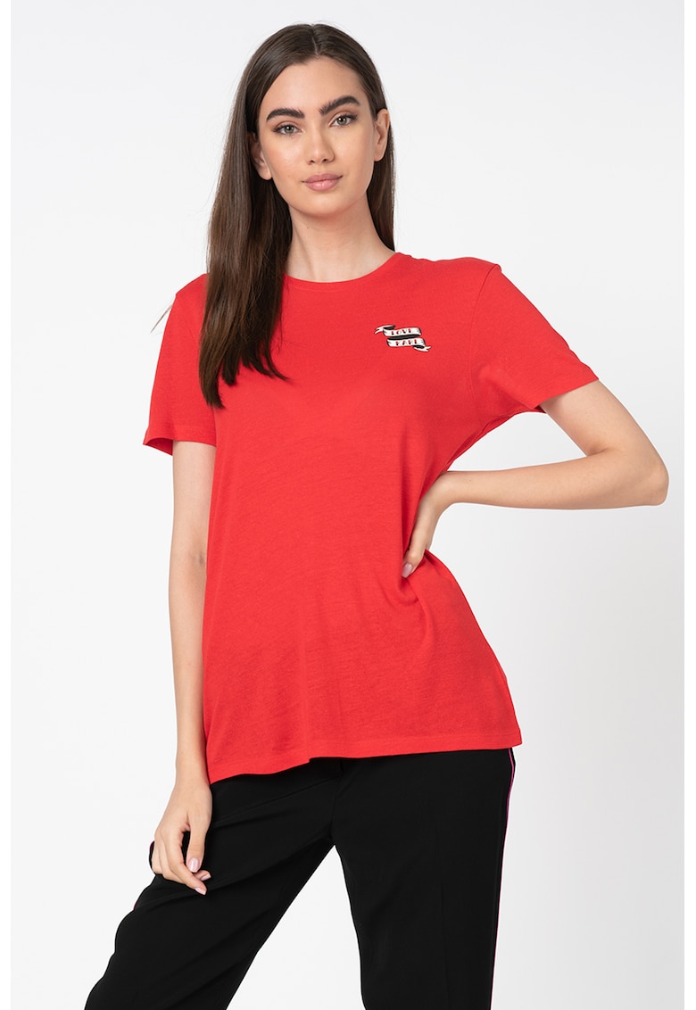 Tricou din amestec de in Captain Karl