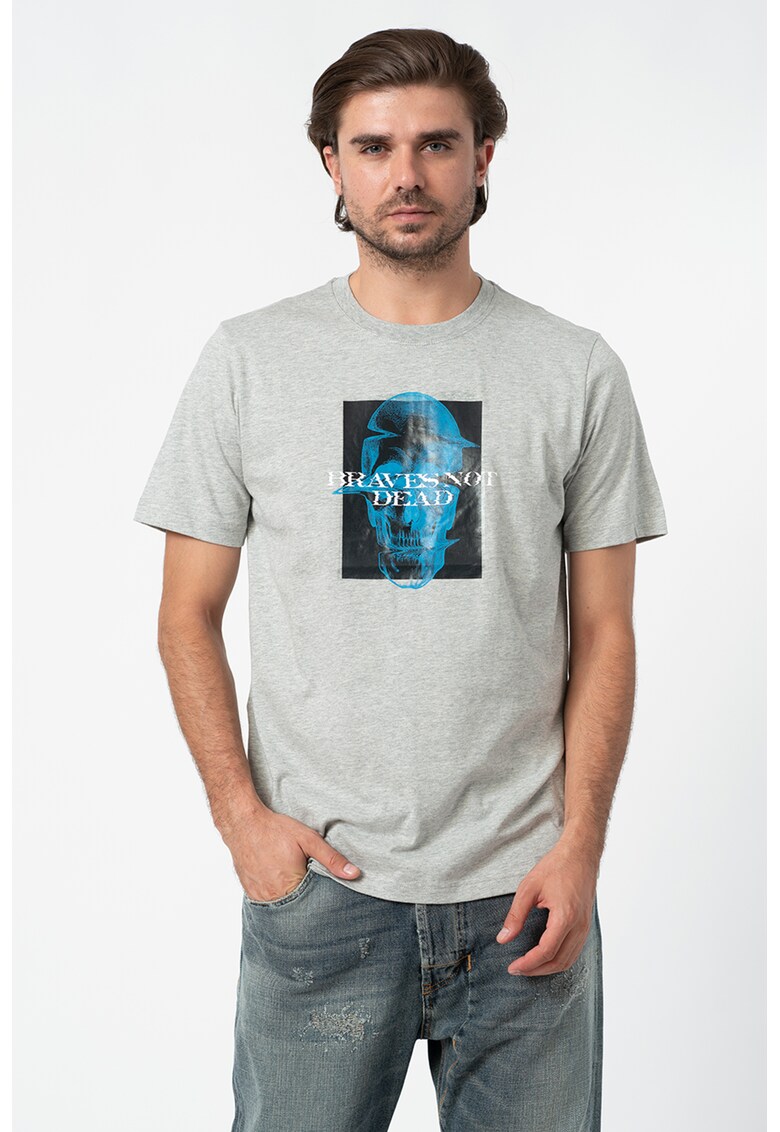 Tricou cu imprimeu grafic Just