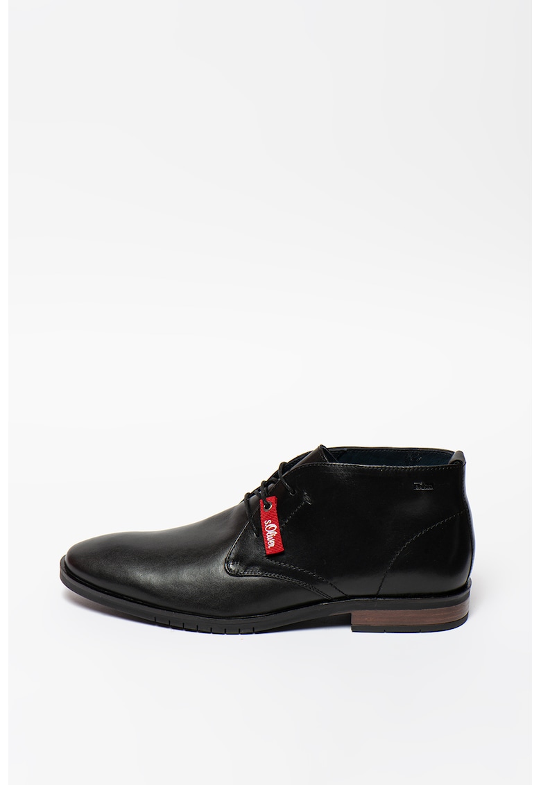 Ghete derby de piele