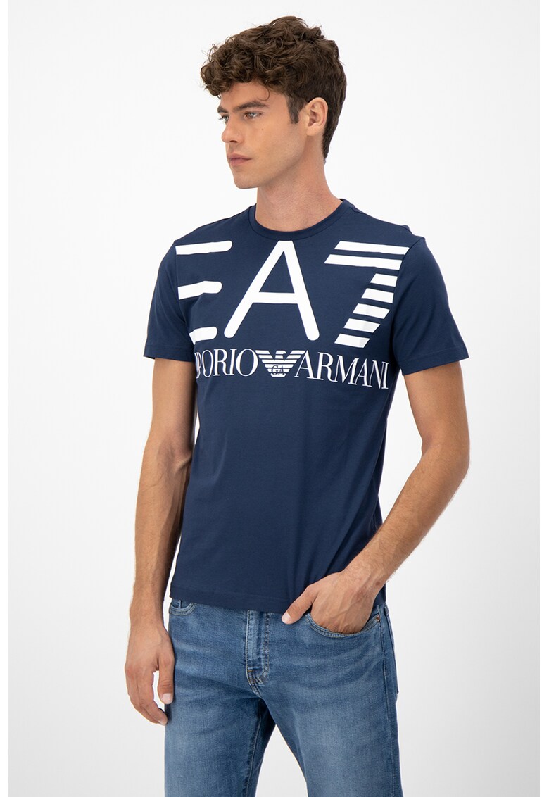 Tricou de bumbac cu imprimeu logo