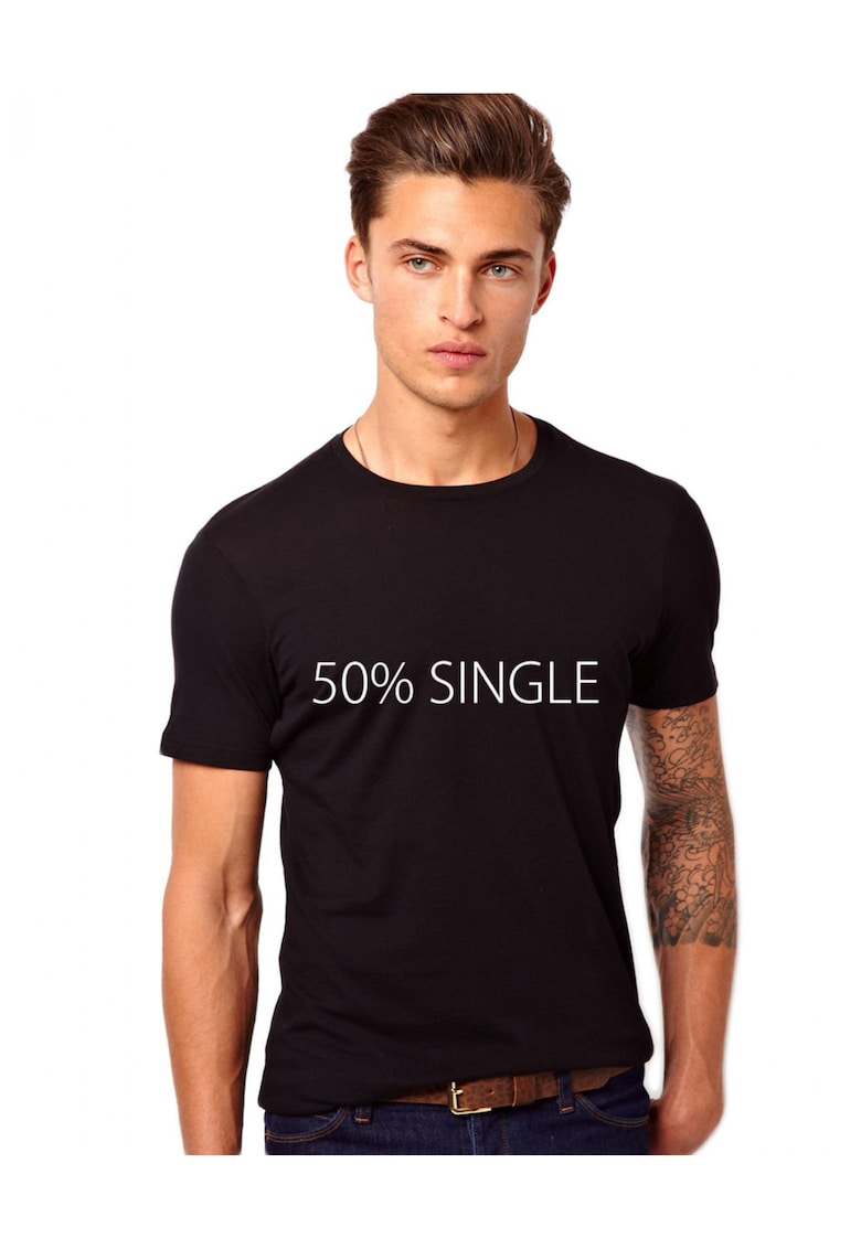 Tricou 50% Single - Negru