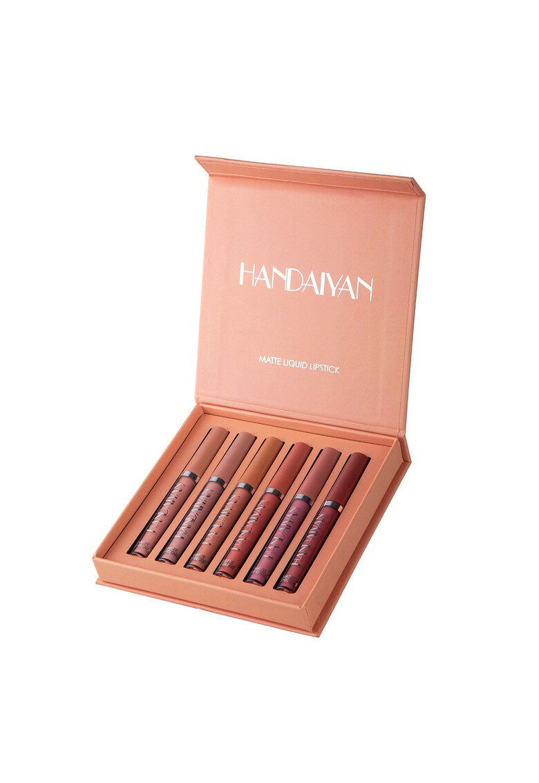 Set 6 rujuri mate pepene galben - 2.5 ml