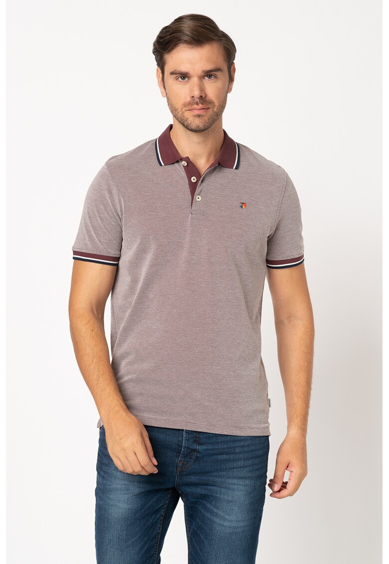 Tricou polo din material pique Bluwin