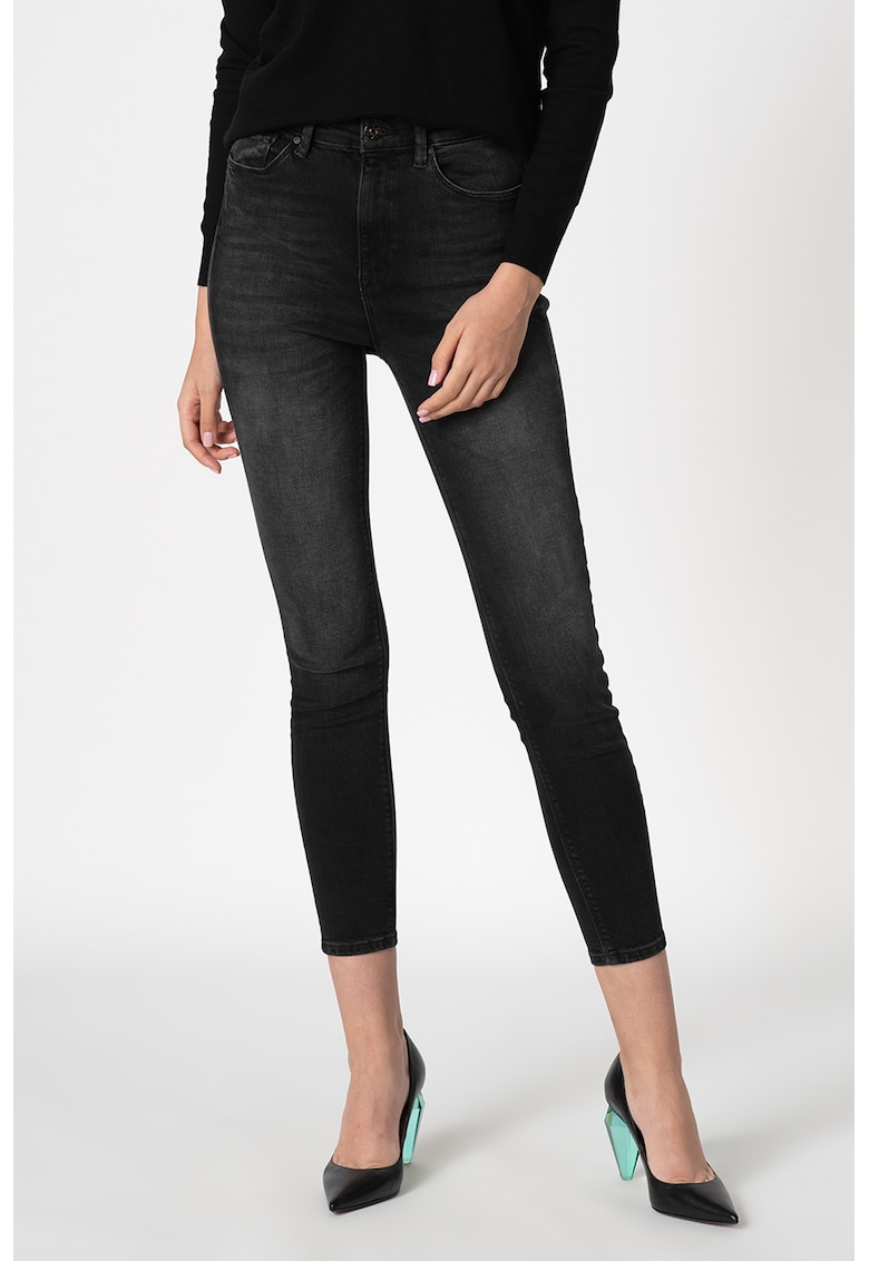 Blugi skinny crop cu 5 buzunare Gosh