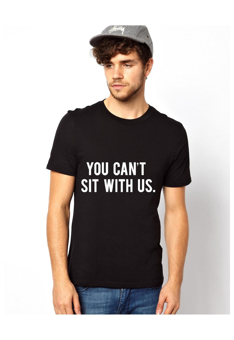 Tricou Sit With Us - Negru