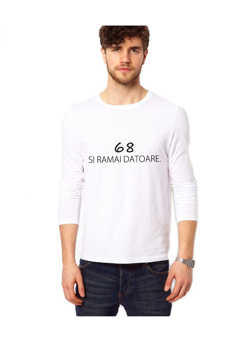 Bluza - barbati - Ramai Datoare68 - Alb