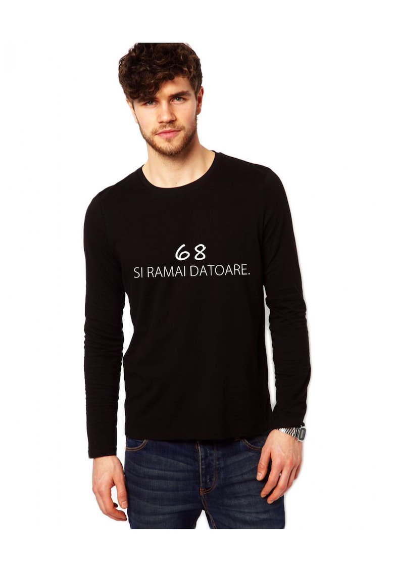 Bluza - barbati - Ramai Datoare68 - Negru