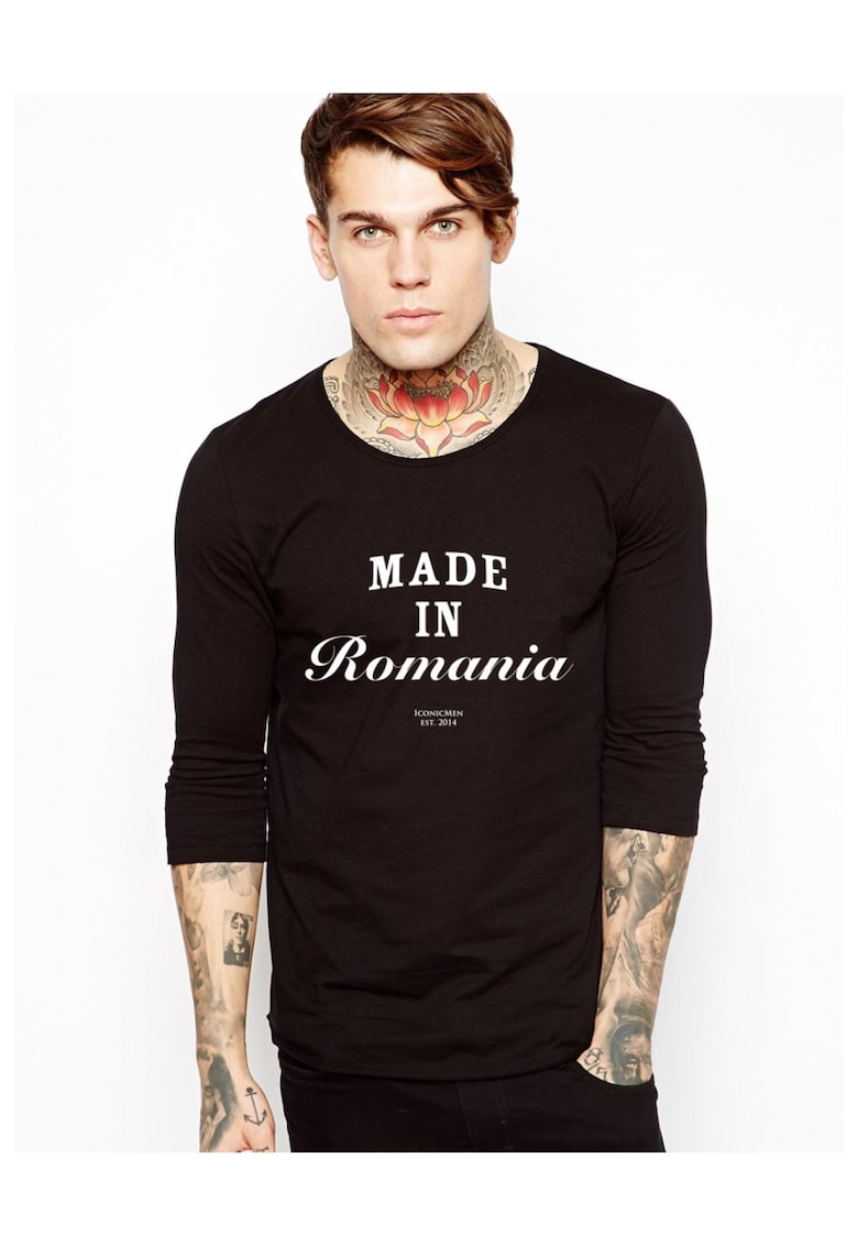 Bluza - barbati - Made in Romania1 - Negru