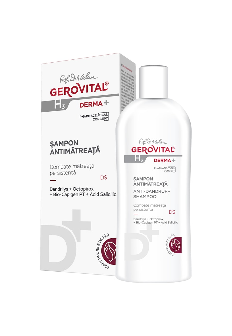 Sampon antimatreata Gerovital H3 Derma+ - 200 ml