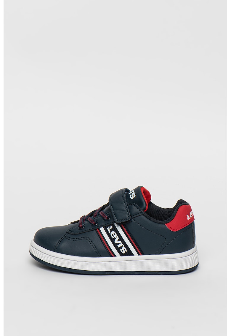 Pantofi sport din piele ecologica cu detalii logo Brandon