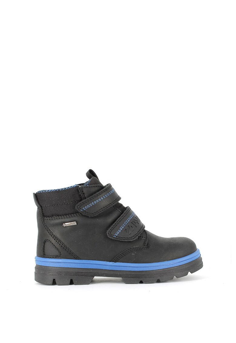 Botine de piele cu velcro