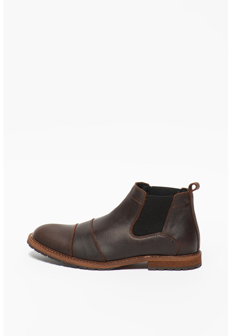 Ghete Chelsea de piele