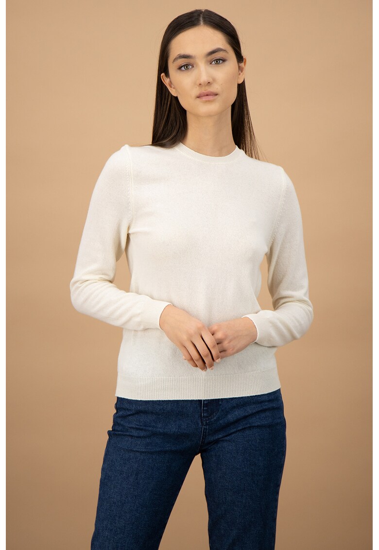Pulover tricotat fin - de lana virgina