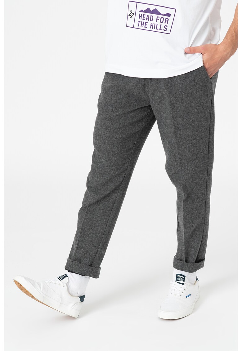 Pantaloni sport din amestec de lana cu snur de ajustare