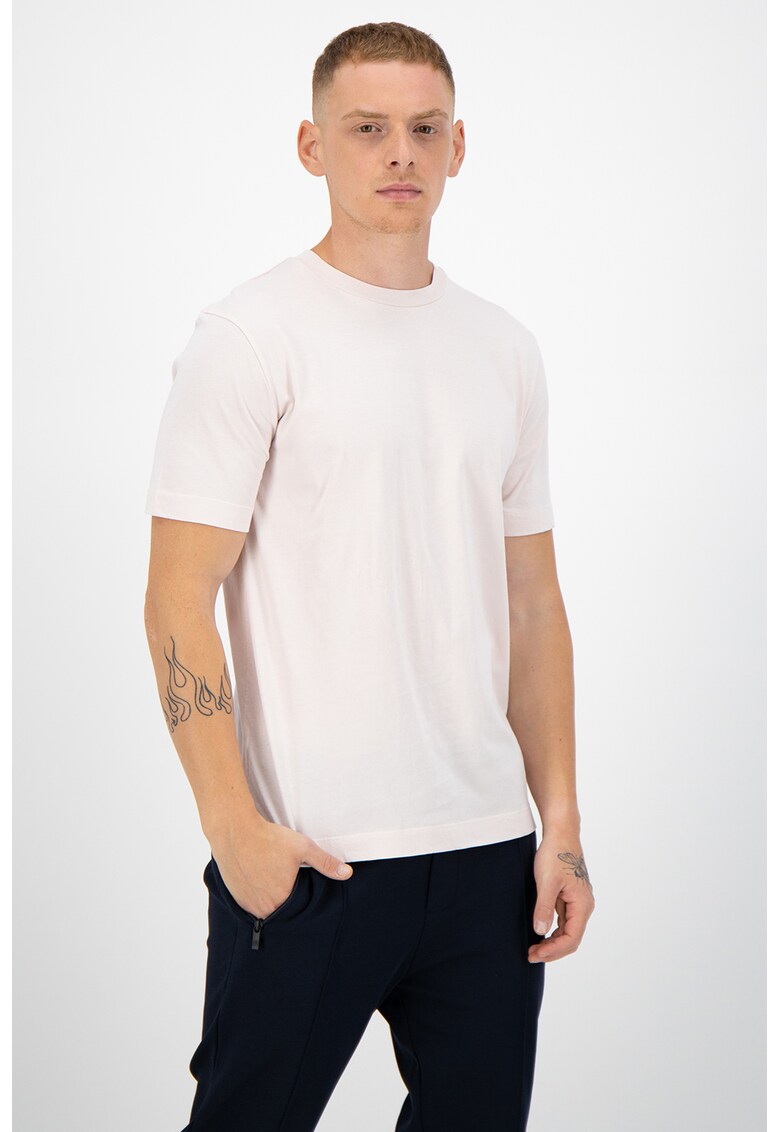 Tricou cu decolteu la baza gatului Basic 158546