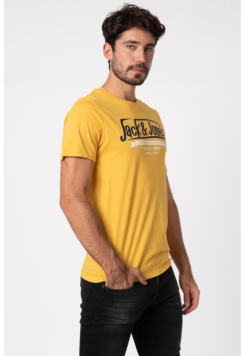 Tricou de bumbac cu imprimeu logo