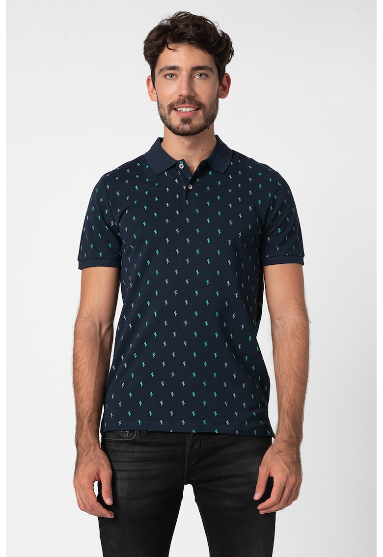 Tricou polo slim fit Hagan