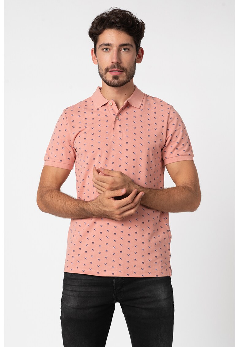 Tricou polo slim fit Hagan