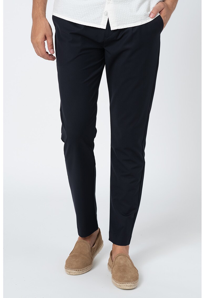 Pantaloni eleganti cu buzunare oblice