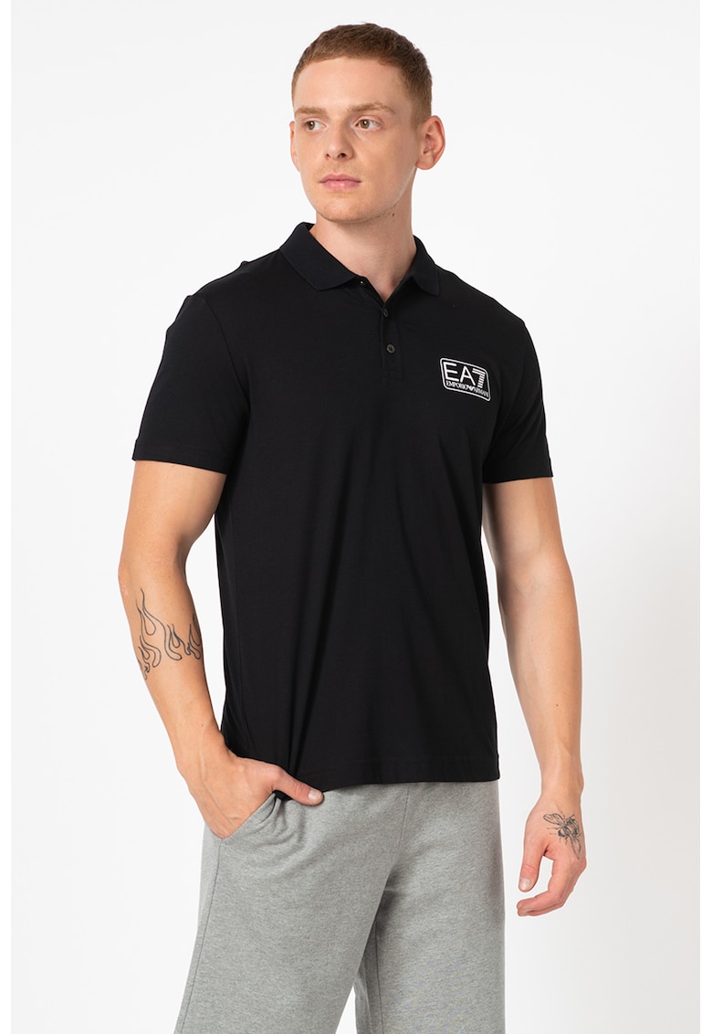 Tricou polo cu imprimeu logo