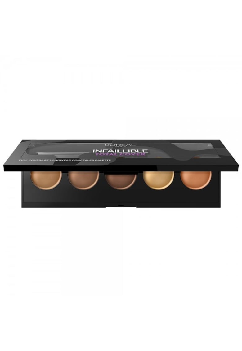 Paleta Corectoare Loreal Total Cover Concealer Palette - Nuanta 02 Tan To Deep