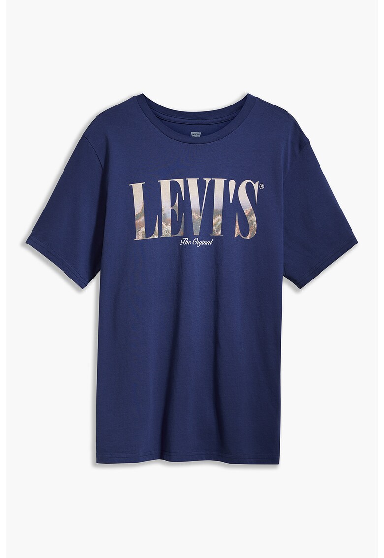 Tricou relaxed fit cu imprimeu logo