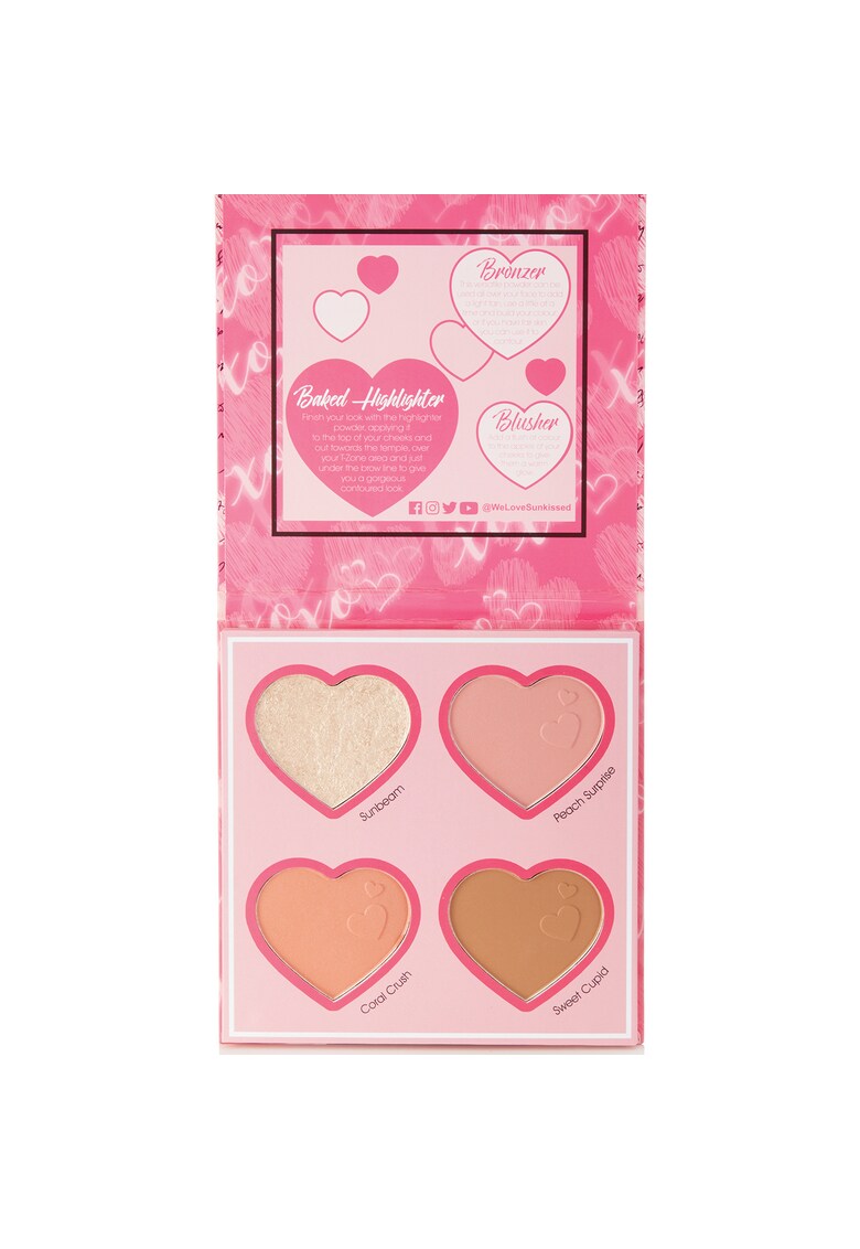 Paleta fard de obraz - Cupid Match - 4 culori Paleta fard de obraz - Cupid Match - 4 culori