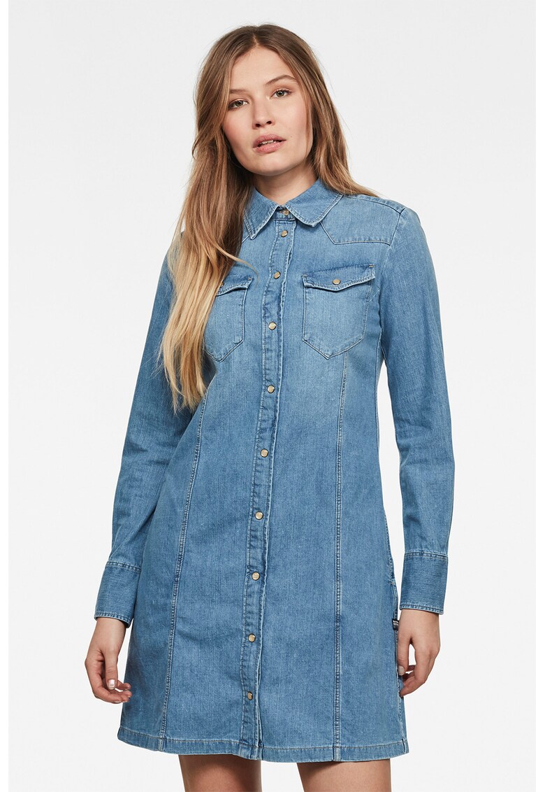 Rochie slim fit de denim