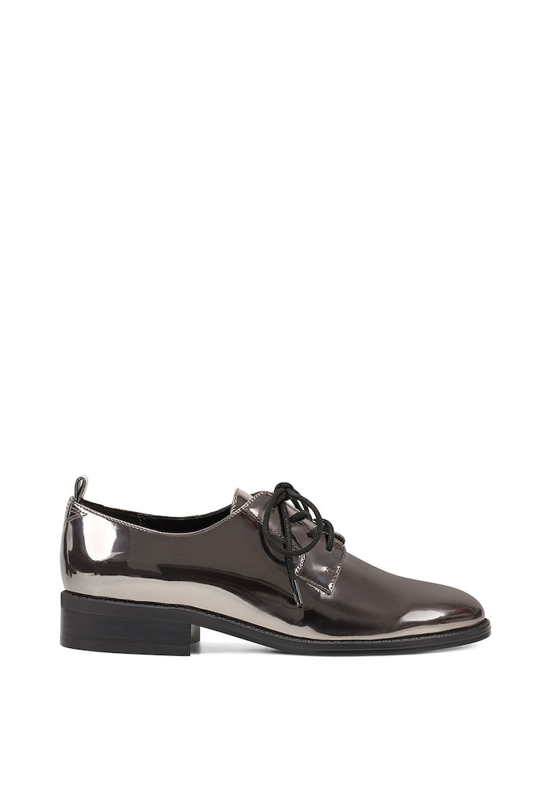 Pantofi derby de piele lacuita Henley