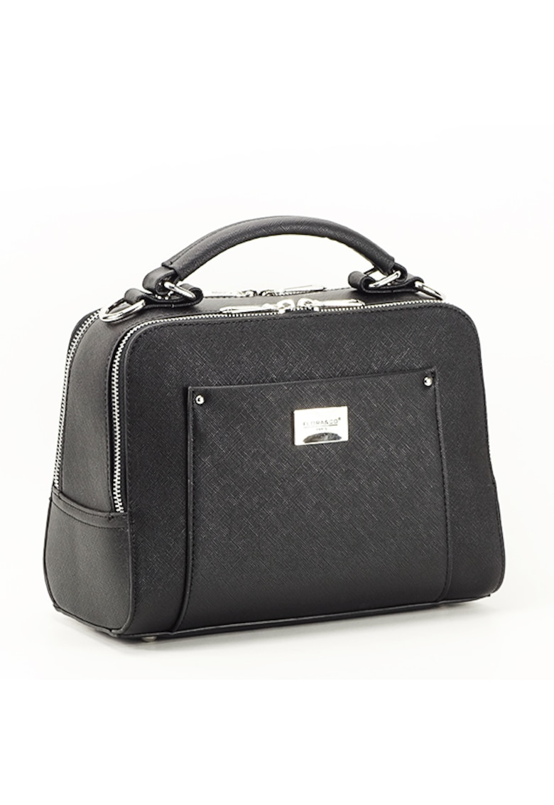 Geanta neagra Erika 13 Negru - Negru - 26x19x12