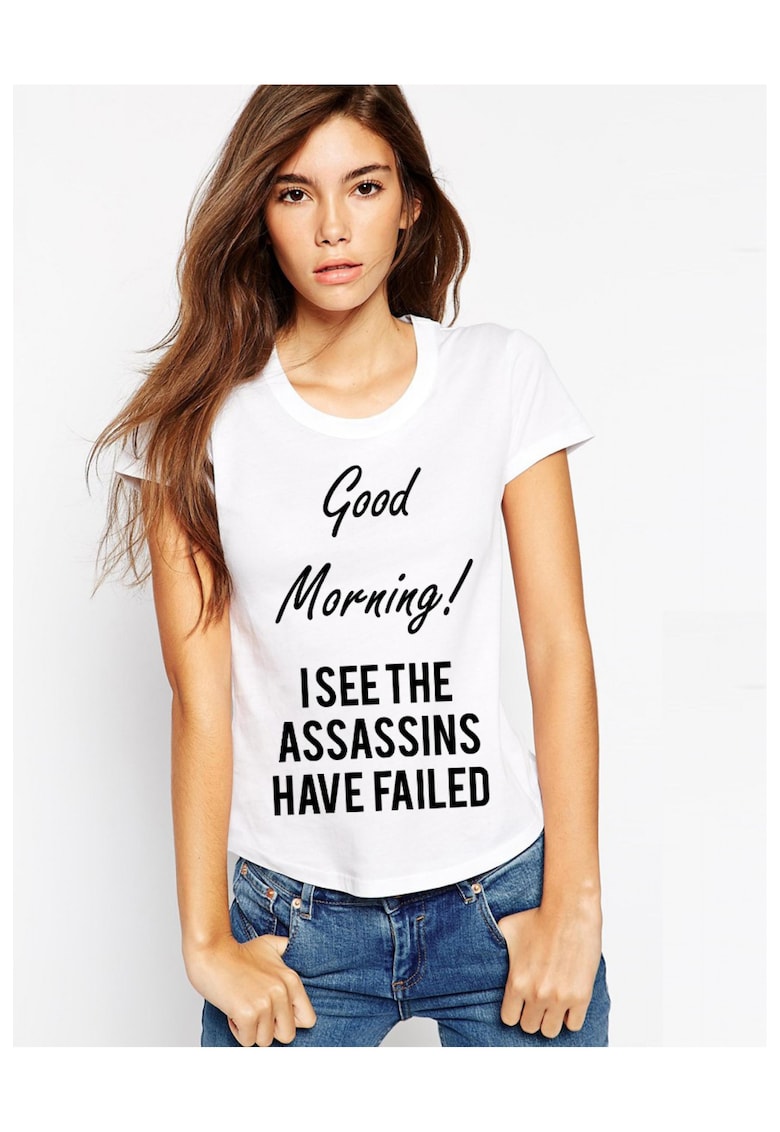 Tricou dama alb - Assassins faild Tricou dama alb - Assassins faild