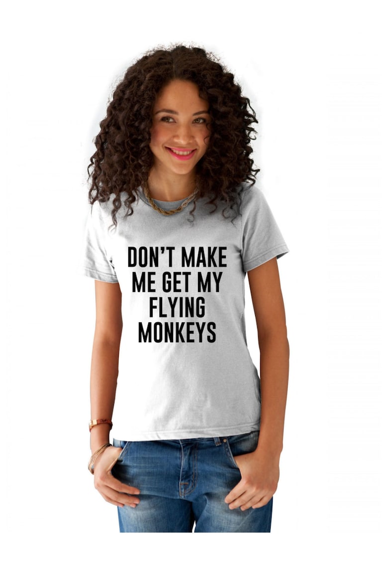 Tricou dama alb - Flying Monkeys