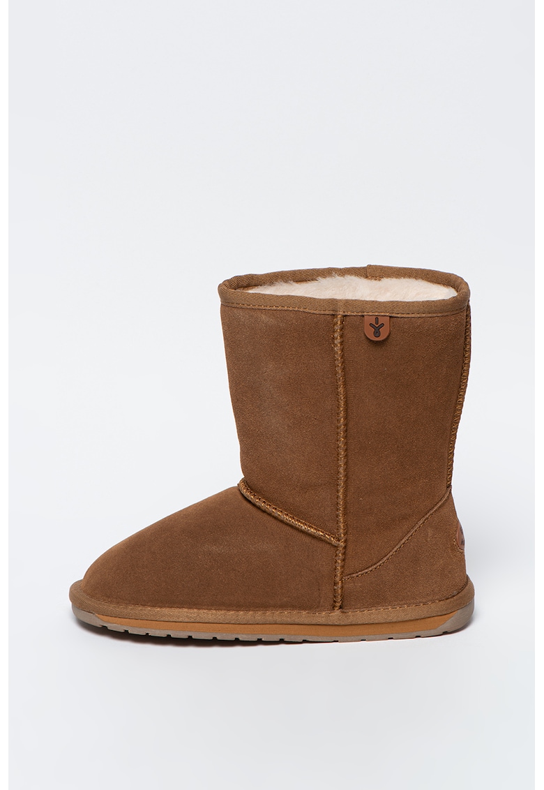 Cizme fara inchidere - de piele intoarsa Wallaby