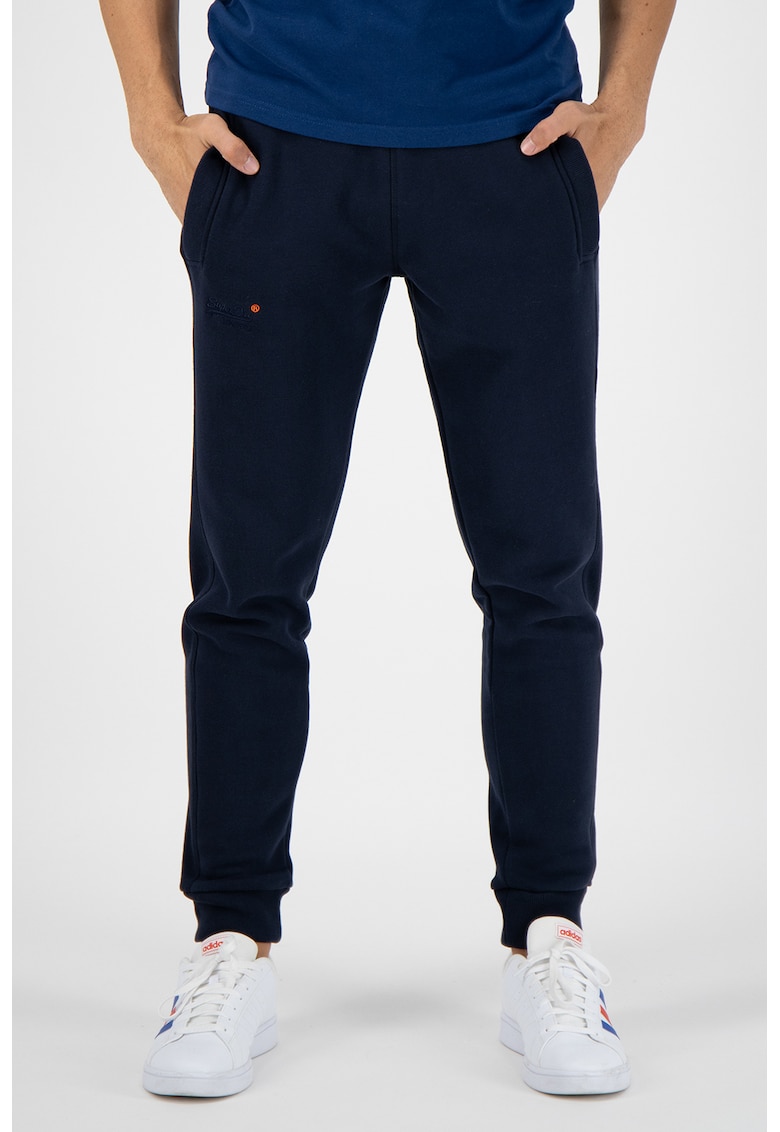 Pantaloni sport cu terminatii elastice la glezne Orange Label