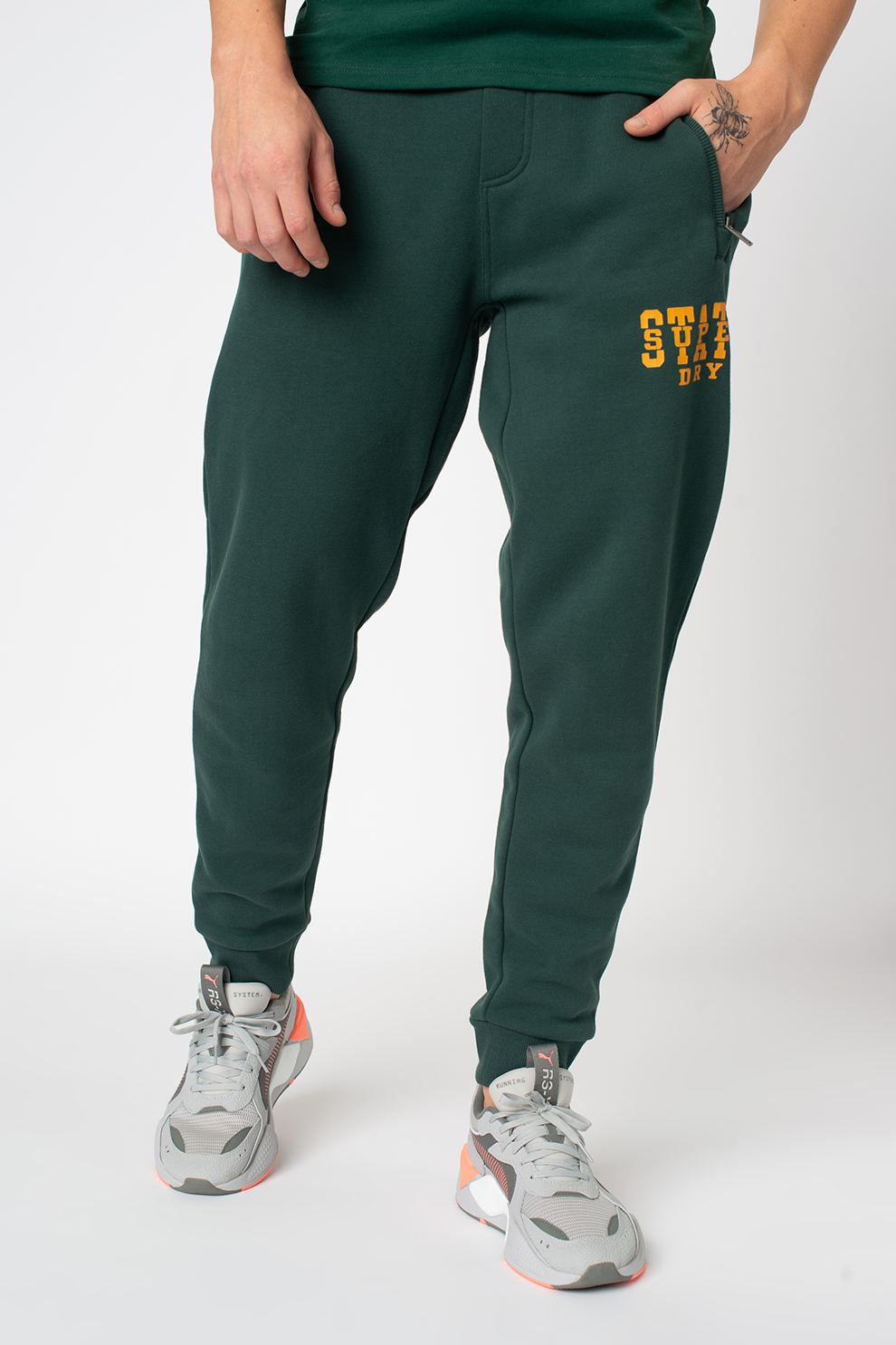 Pantaloni sport cu buzunare oblice