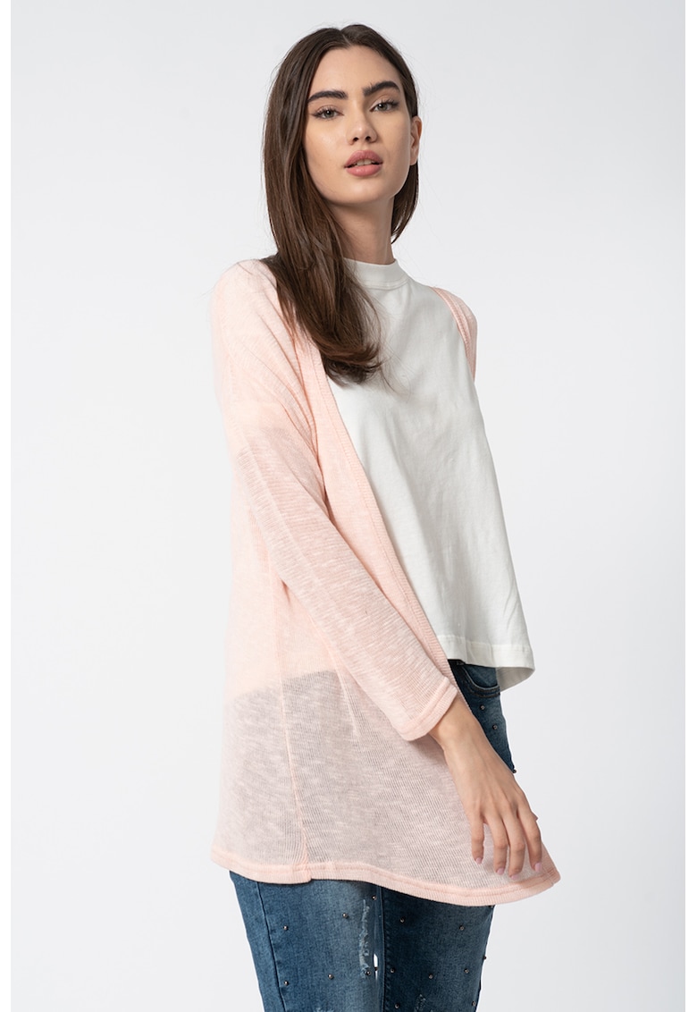 Cardigan tricotat fin - cu maneci cazute