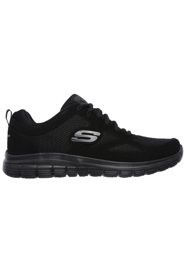 Pantofi sport cu garnitura de piele Burns Agoura - Negru