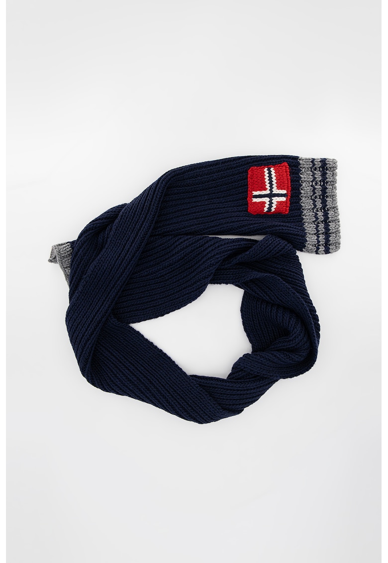 Fular din amestec de lana cu logo Foreil imagine fashiondays.ro Napapijri