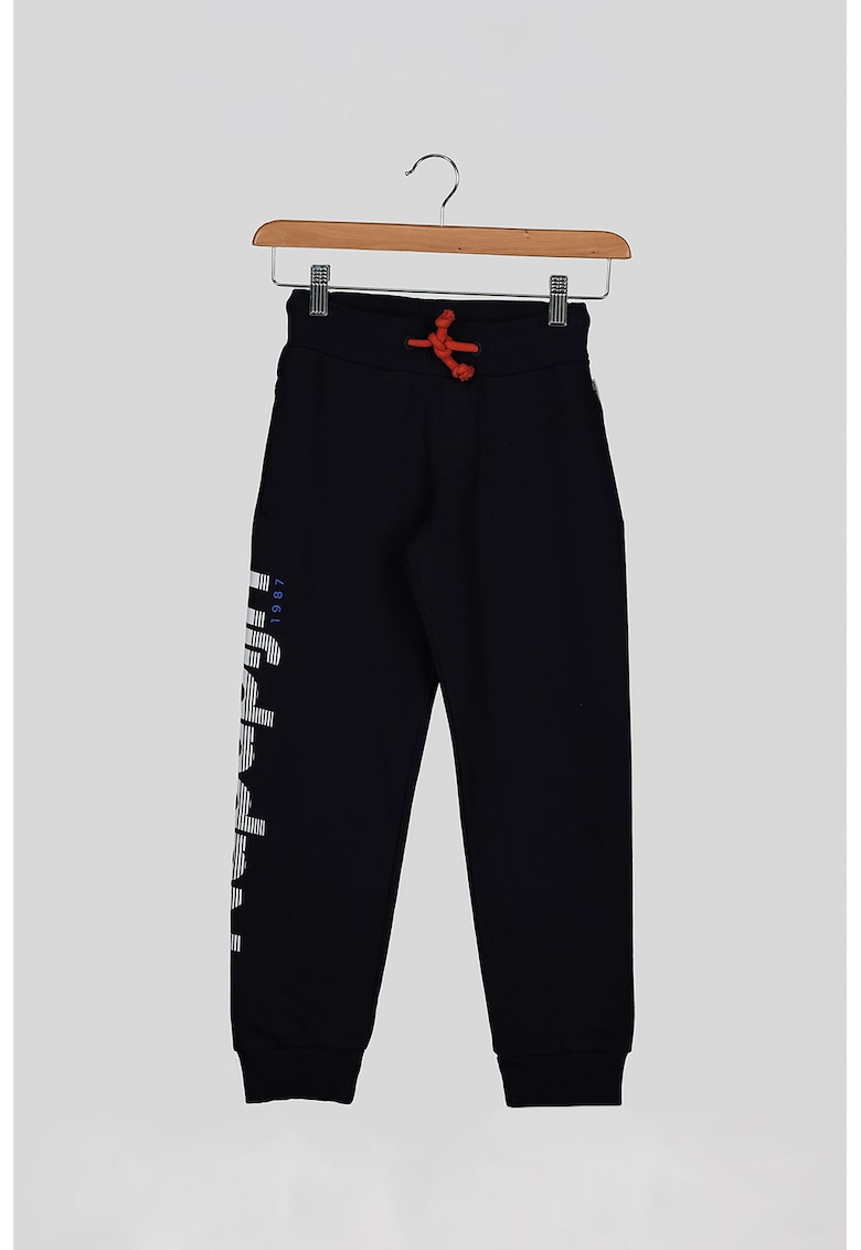 Pantaloni sport cu imprimeu logo Maloy