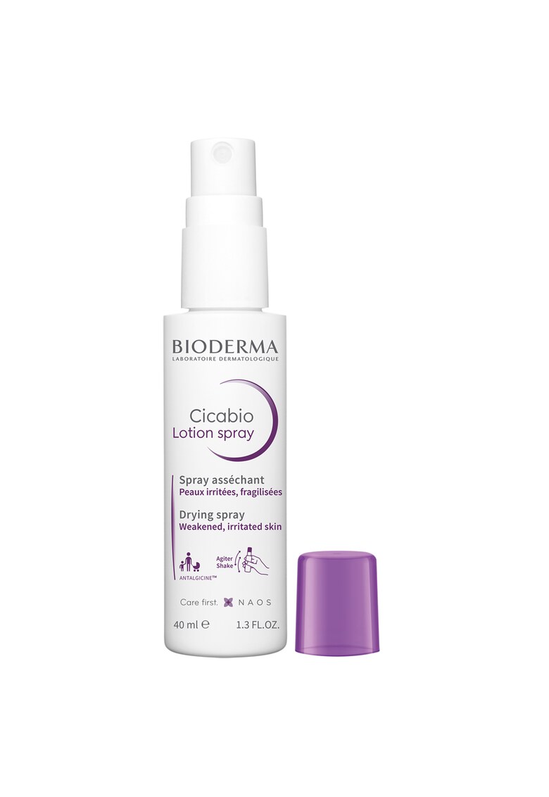 Spray reparator Cicabio pentru piele iritata si cu leziuni – 40 ml Bioderma imagine noua