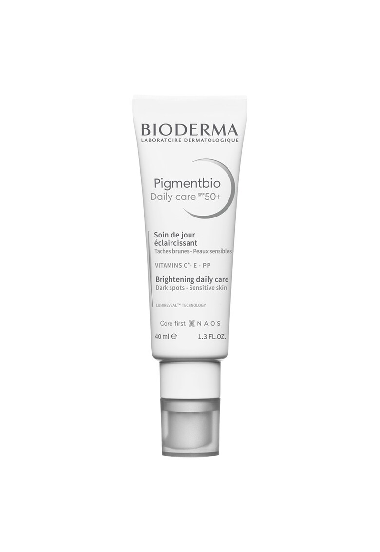 Crema de fata de zi Pigmentbio Daily SPF 50+ pentru ten hiperpigmentat – 40 ml Bioderma imagine noua
