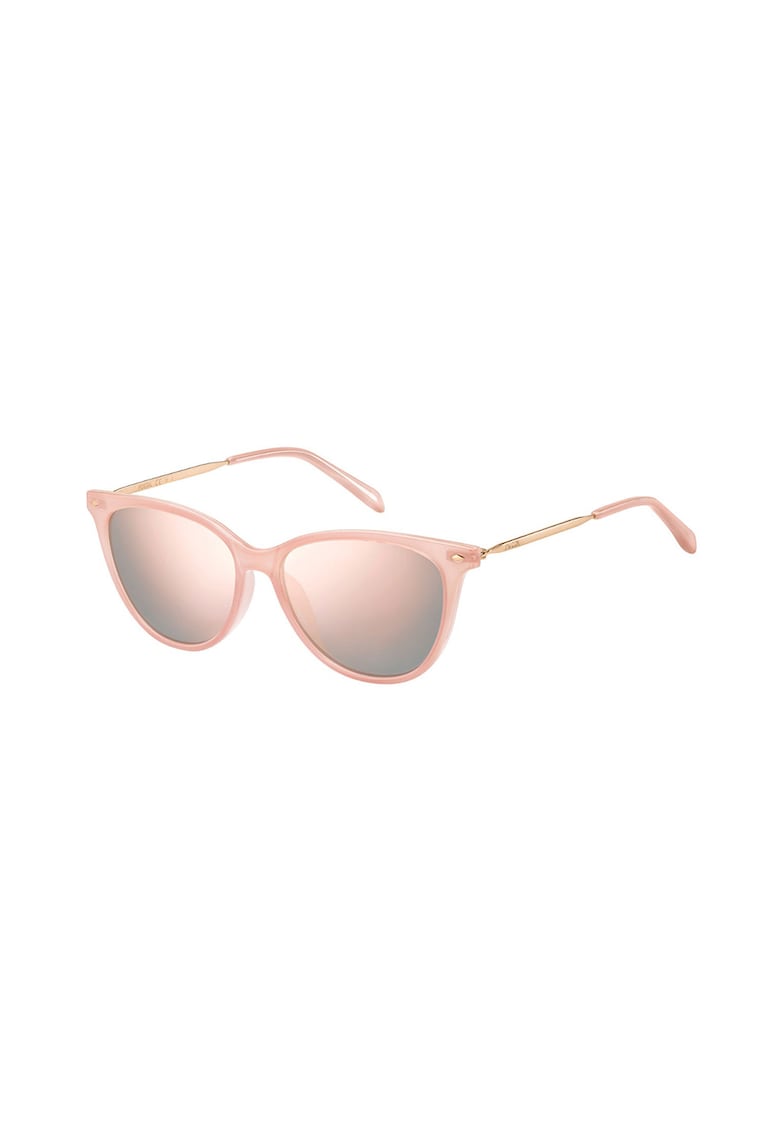 Ochelari de soare cat-eye cu lentile oglinda