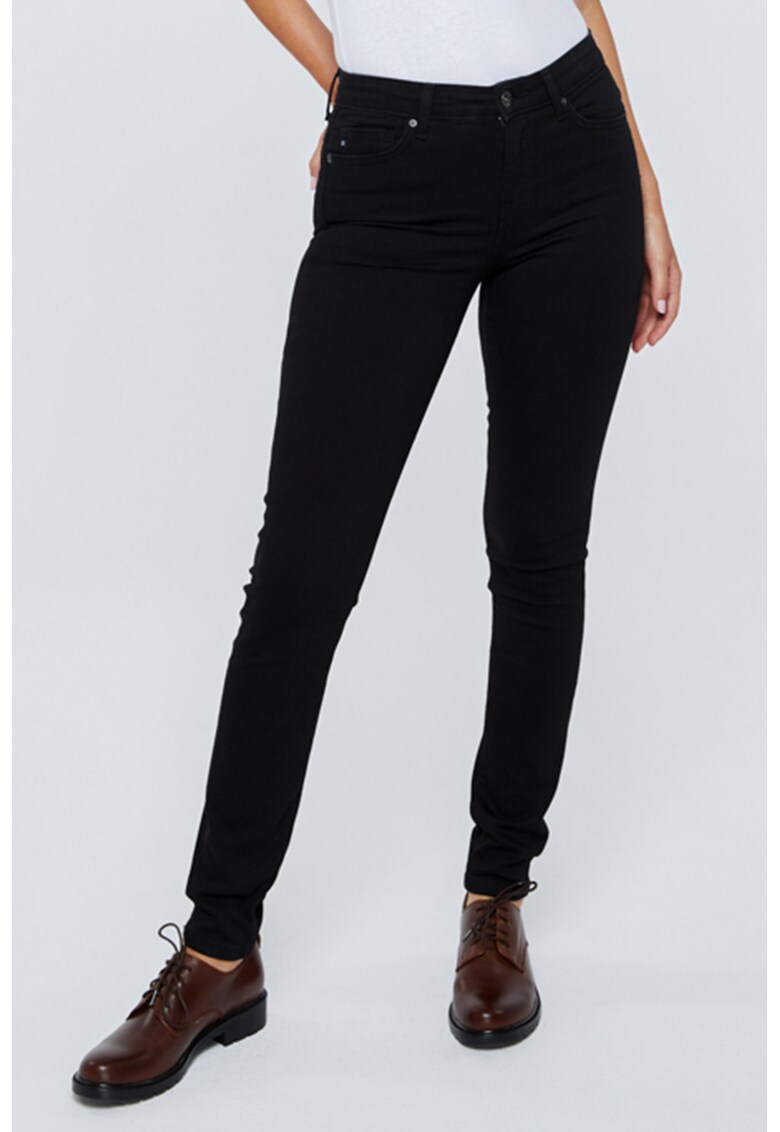 Blugi skinny cu talie inalta Adela Blugi skinny cu talie inalta Adela