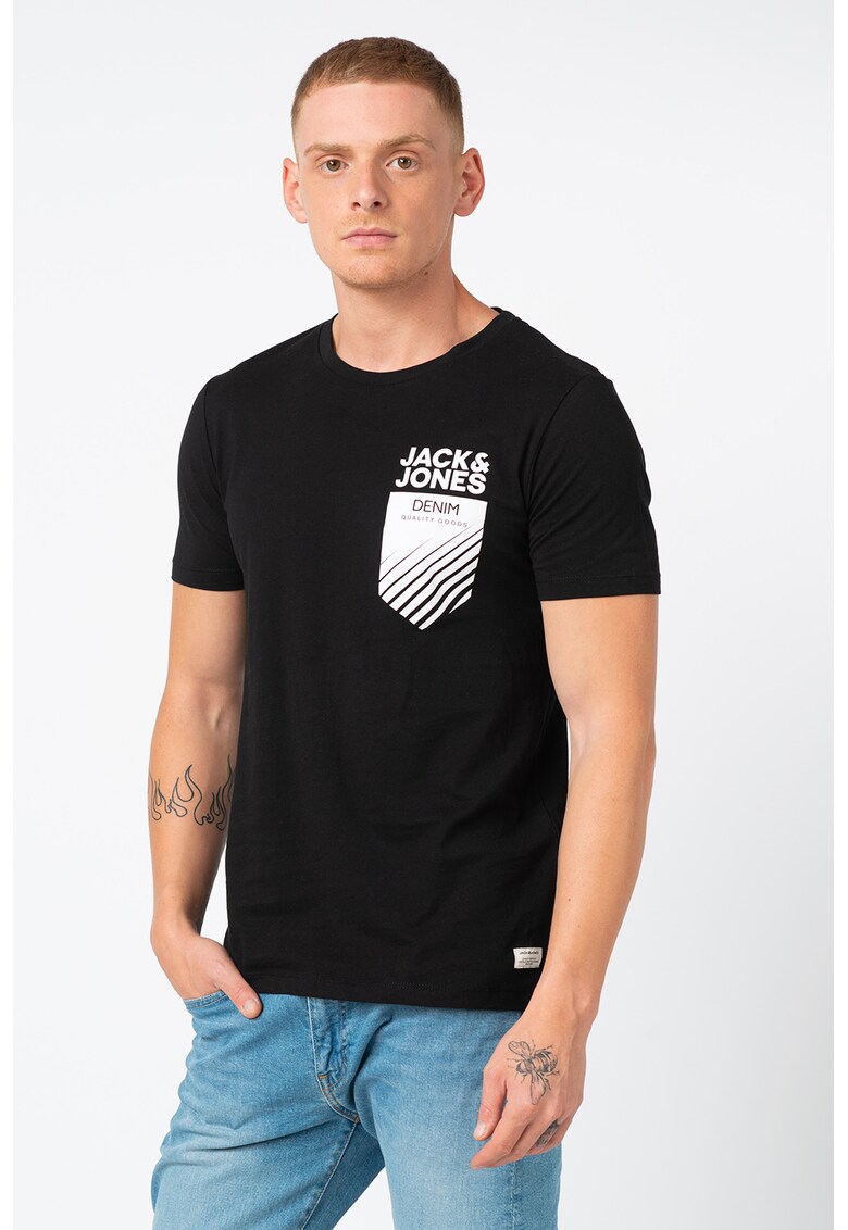 Tricou slim fit cu imprimeu logo 11 Tricou slim fit cu imprimeu logo 11