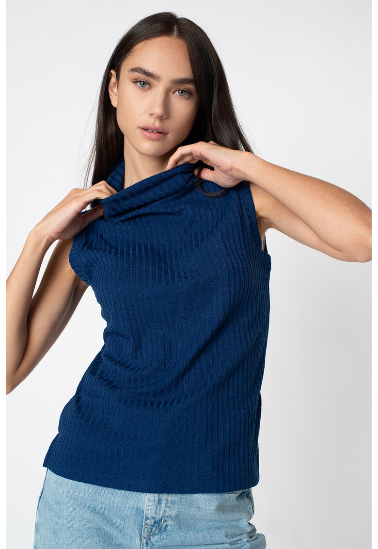 Pulover fara maneci - cu guler inalt